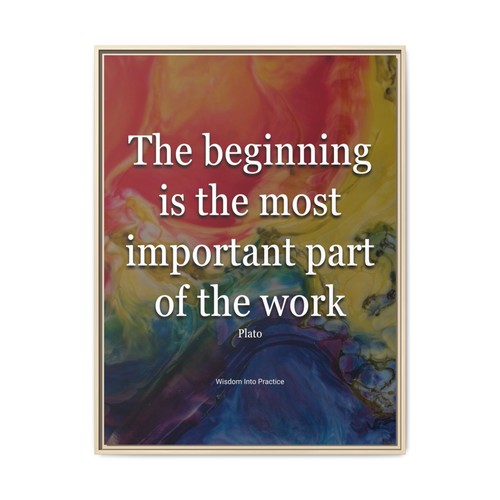 Platone citazione wall art - citazione,