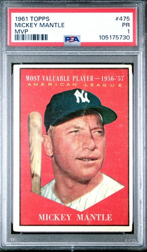 1961 topps mantello di - 1961,