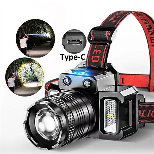 Torcia frontale tattica led - frontale,