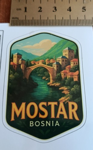 Adesivo mostar neretva bosnia - neretva,