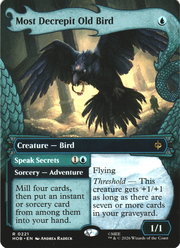 Mtg most decrepit old bird - old,