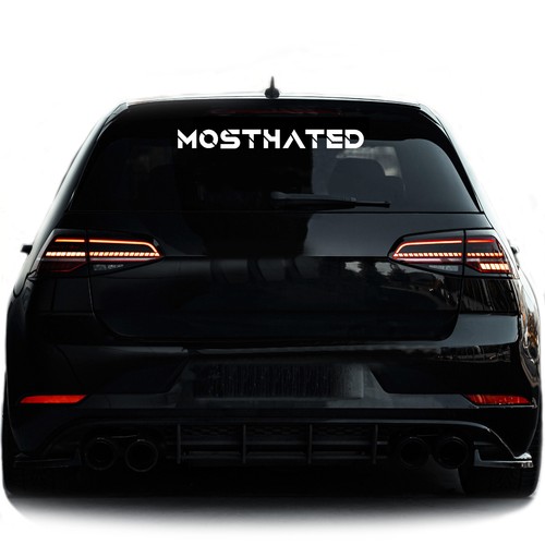 Adesivo most hated sticker - most,